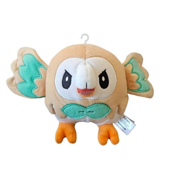 Pokemon tomy  Rowlet stuff animal plush - Picture 1 of 4
